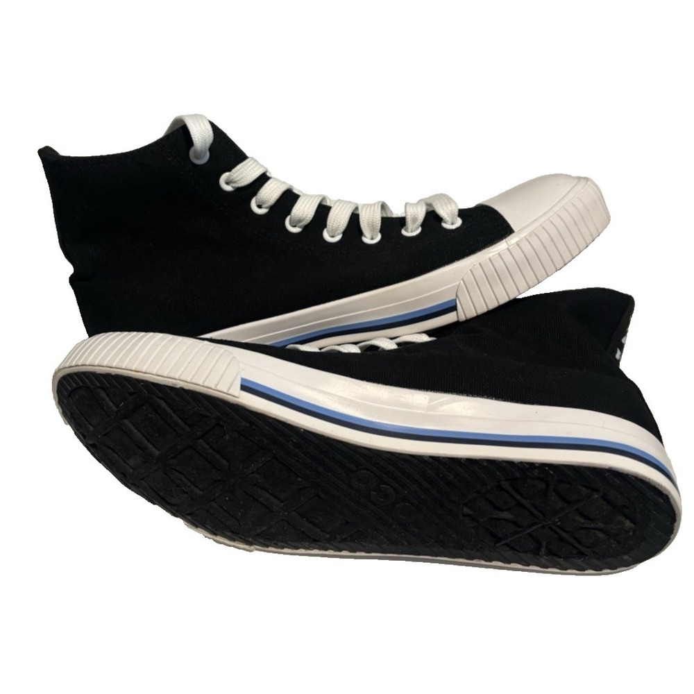 North Carolina Tar Heel Sneakers Men 8 FOCO High Top UNC Logo Canvas New - Picture 6 of 6
